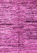 Machine Washable Oriental Pink Modern Rug, wshabs4199pnk