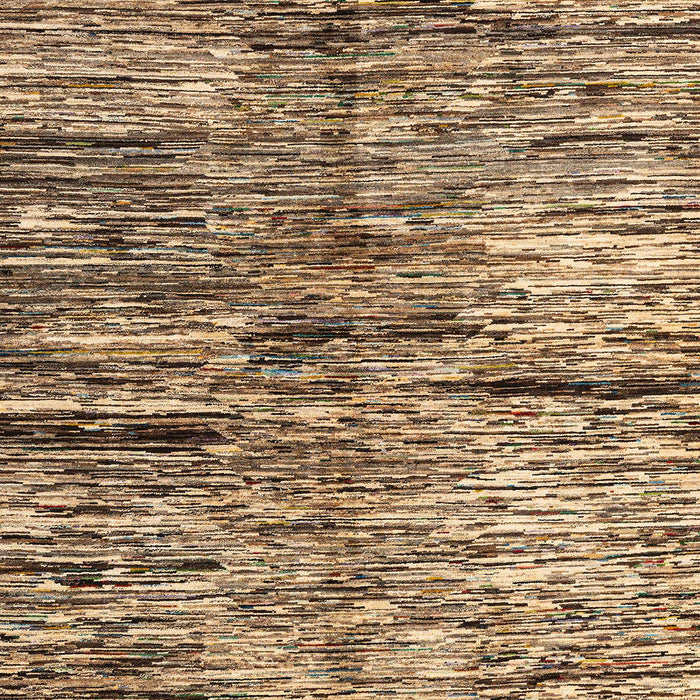 Machine Washable Abstract Dark Sienna Brown Rug, wshabs4199