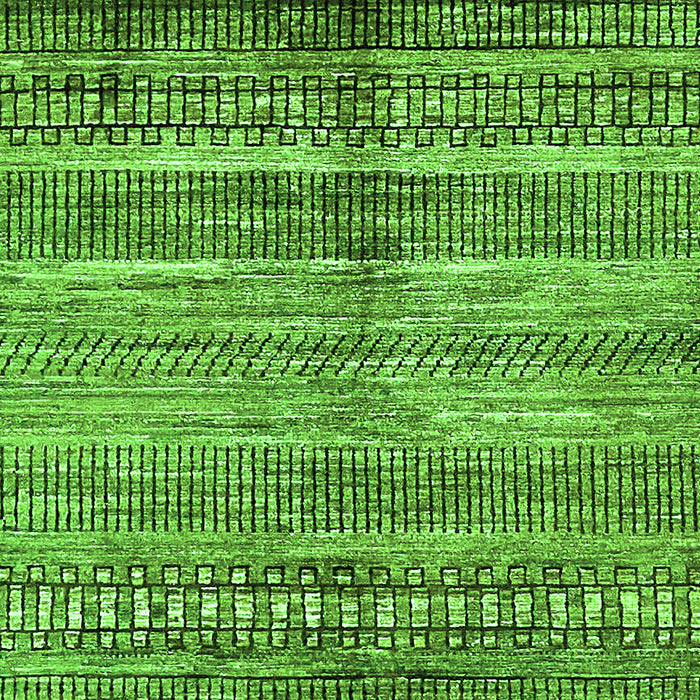 Abstract Green Modern Rug, abs419grn