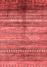 Abstract Red Modern Rug, abs419red