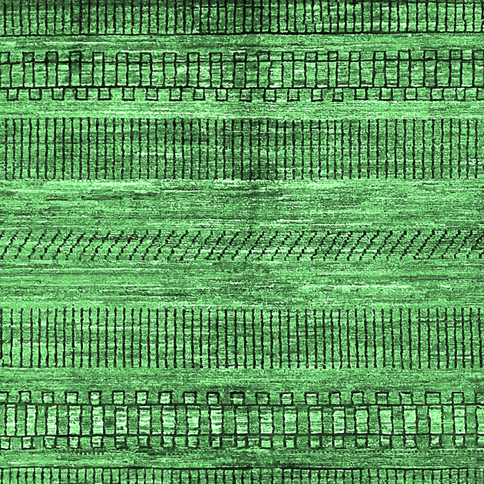 Abstract Emerald Green Modern Rug, abs419emgrn