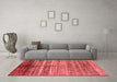 Modern Red Washable Rugs