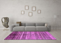 Machine Washable Abstract Purple Modern Rug, wshabs419pur