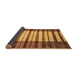 Sideview of Abstract Brown Modern Rug, abs41brn