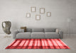 Modern Red Washable Rugs