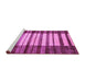 Sideview of Machine Washable Abstract Purple Modern Area Rugs, wshabs41pur