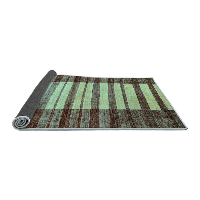 Sideview of Abstract Light Blue Modern Rug, abs41lblu
