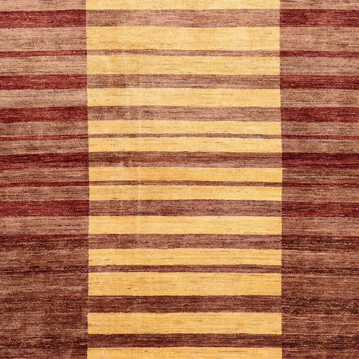 Square Abstract Orange Modern Rug, abs41