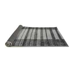 Sideview of Abstract Gray Modern Rug, abs41gry