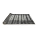 Sideview of Abstract Gray Modern Rug, abs41gry