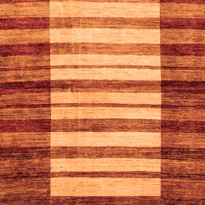 Machine Washable Abstract Orange Modern Area Rugs, wshabs41org