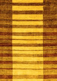 Abstract Yellow Modern Rug, abs41yw