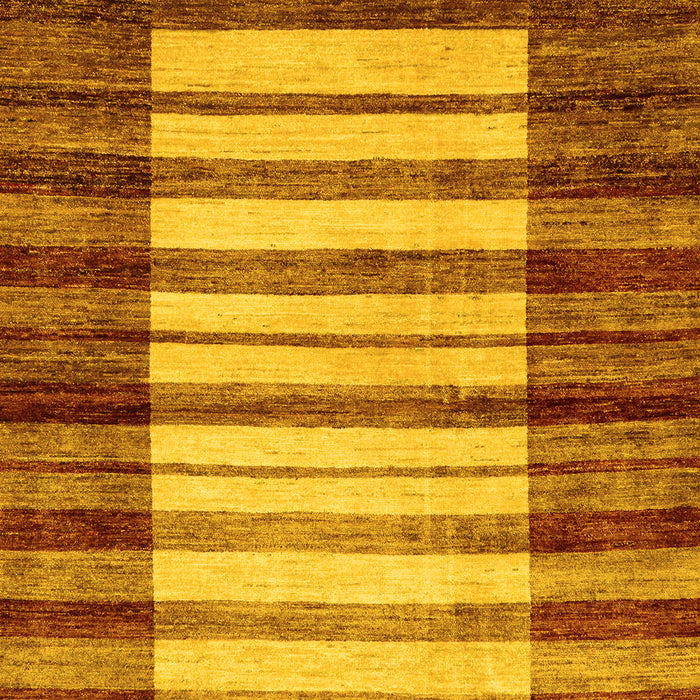 Abstract Yellow Modern Rug, abs41yw