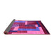 Sideview of Oriental Purple Modern Rug, abs4200pur