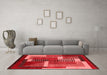 Modern Red Washable Rugs