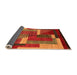 Sideview of Oriental Orange Modern Rug, abs4200org