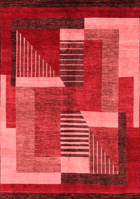 Oriental Red Modern Rug, abs4200red