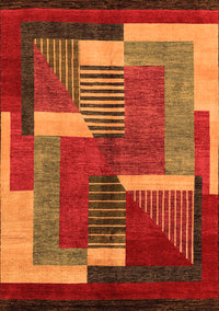 Oriental Orange Modern Rug, abs4200org