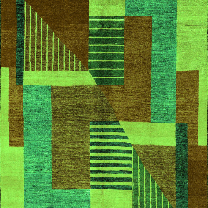 Oriental Green Modern Rug, abs4200grn