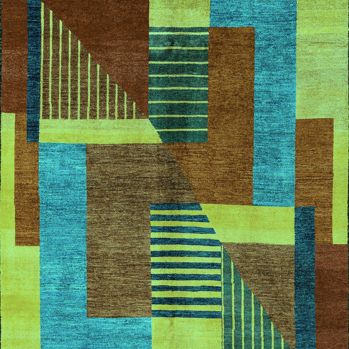 Oriental Turquoise Modern Rug, abs4200turq
