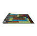 Sideview of Oriental Light Blue Modern Rug, abs4200lblu