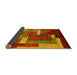 Sideview of Oriental Yellow Modern Rug, abs4200yw