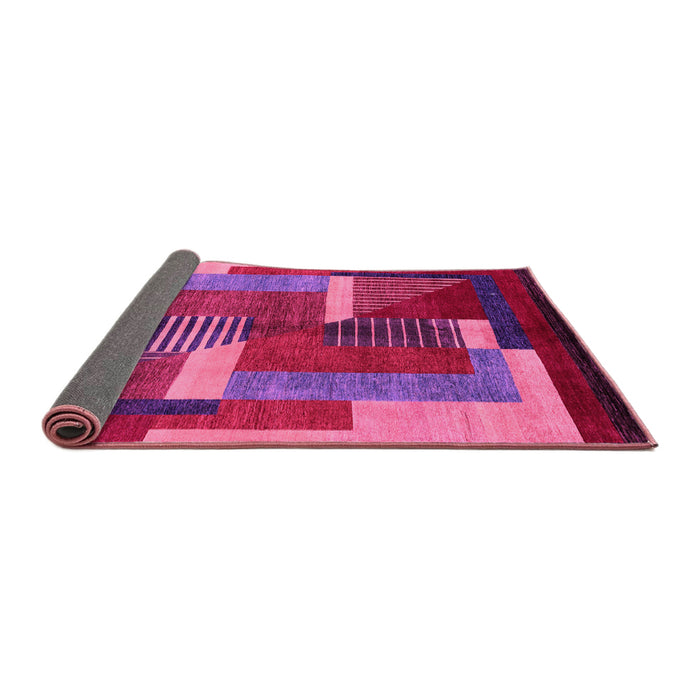 Sideview of Oriental Pink Modern Rug, abs4200pnk