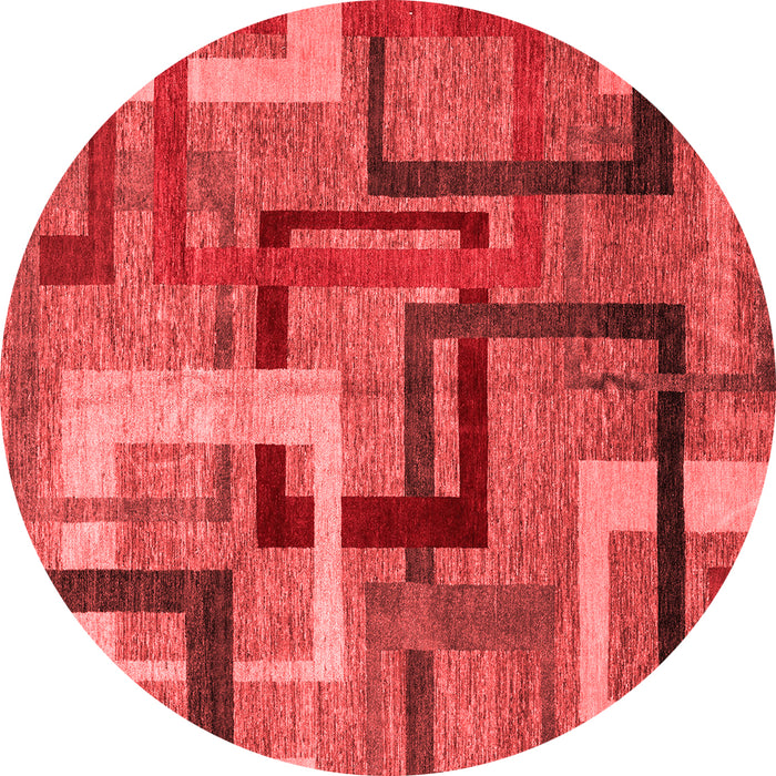 Machine Washable Oriental Red Modern Rug, wshabs4201red