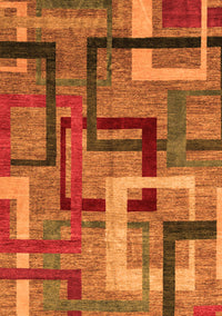 Oriental Orange Modern Rug, abs4201org