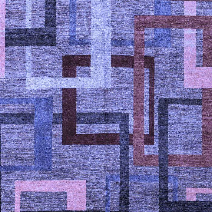 Oriental Blue Modern Rug, abs4201blu
