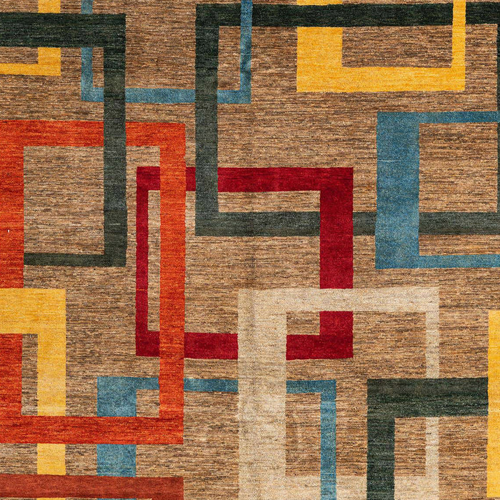 Abstract Red Oriental Rug, abs4201