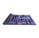 Sideview of Oriental Blue Modern Rug, abs4201blu