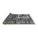 Sideview of Oriental Gray Modern Rug, abs4201gry