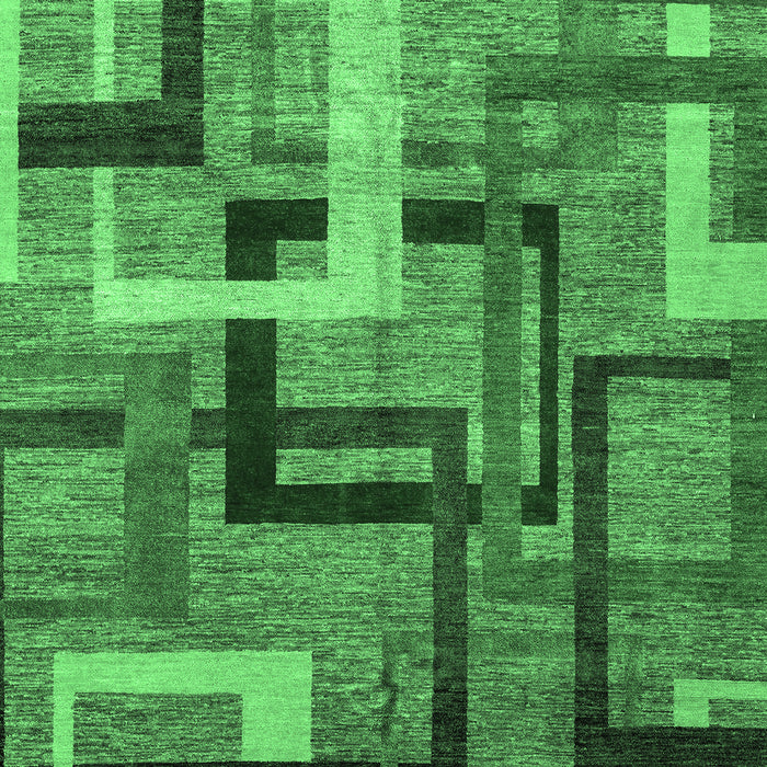 Oriental Emerald Green Modern Rug, abs4201emgrn