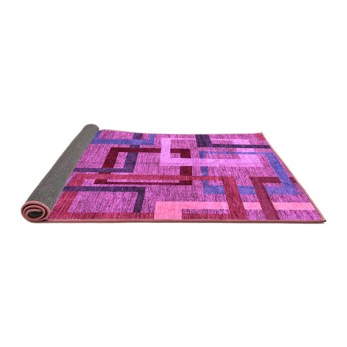 Sideview of Oriental Purple Modern Rug, abs4201pur