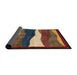 Sideview of Abstract Red Oriental Rug, abs4202