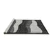 Sideview of Machine Washable Oriental Gray Modern Rug, wshabs4202gry