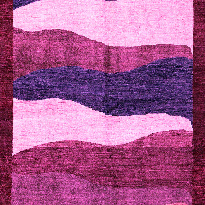Machine Washable Oriental Pink Modern Rug, wshabs4202pnk
