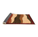 Sideview of Oriental Orange Modern Rug, abs4202org