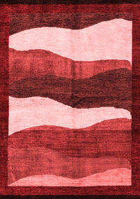 Oriental Red Modern Rug, abs4202red