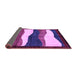 Sideview of Oriental Purple Modern Rug, abs4202pur