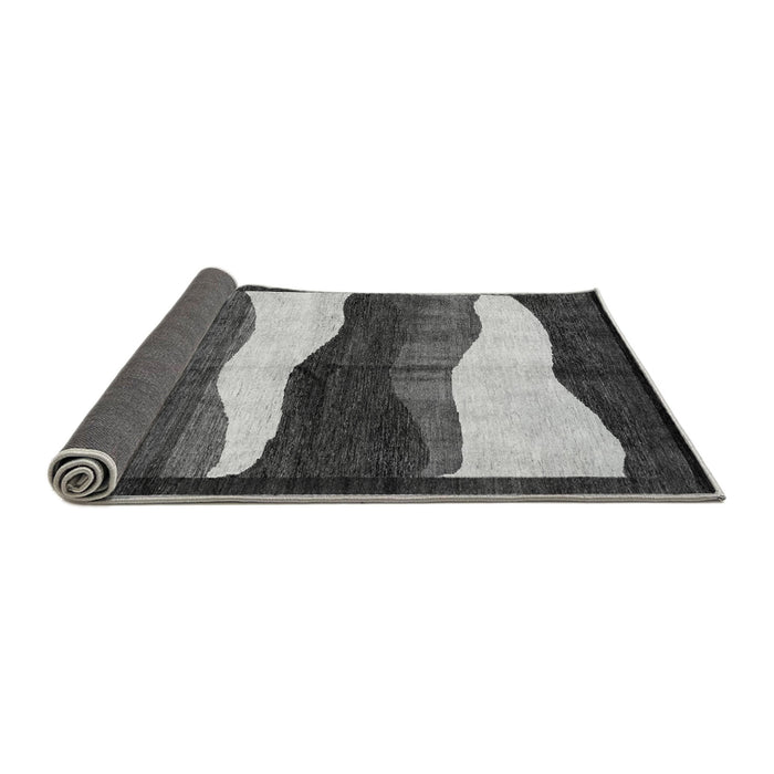 Sideview of Oriental Gray Modern Rug, abs4202gry
