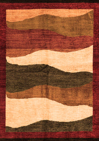 Oriental Orange Modern Rug, abs4202org