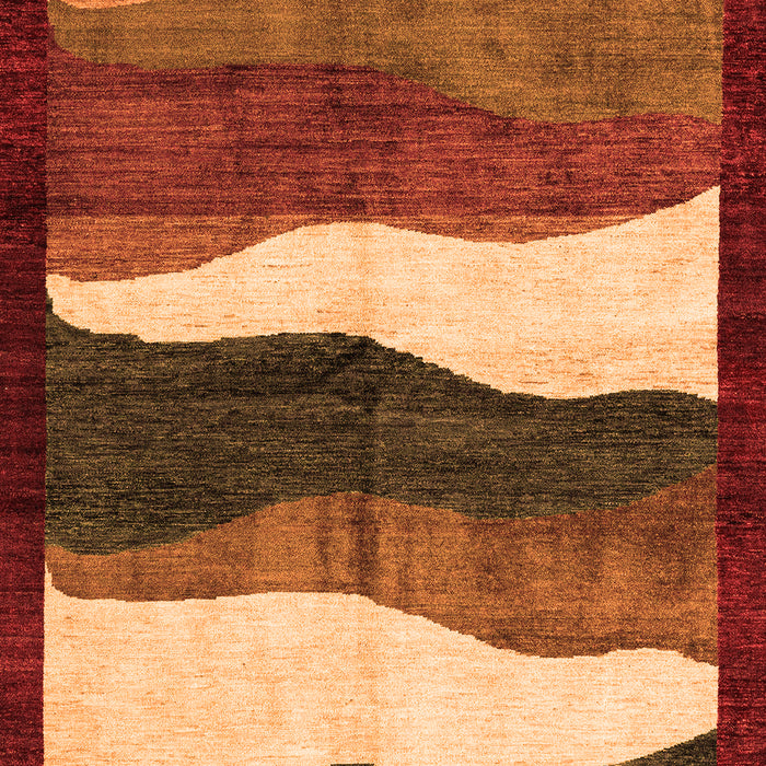 Oriental Orange Modern Rug, abs4202org