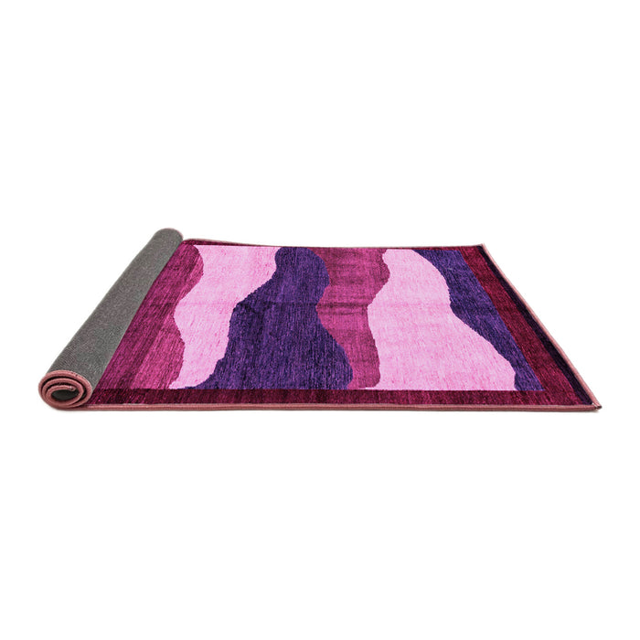 Sideview of Oriental Pink Modern Rug, abs4202pnk