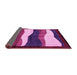 Sideview of Oriental Pink Modern Rug, abs4202pnk