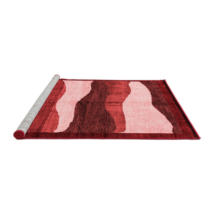 Modern Red Washable Rugs