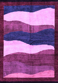 Oriental Purple Modern Rug, abs4202pur