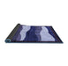 Sideview of Oriental Blue Modern Rug, abs4202blu