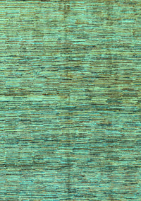 Oriental Turquoise Modern Rug, abs4203turq